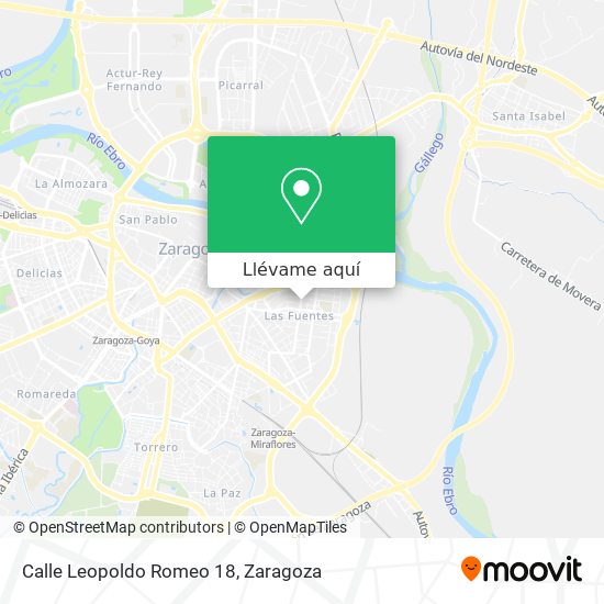 Mapa Calle Leopoldo Romeo 18