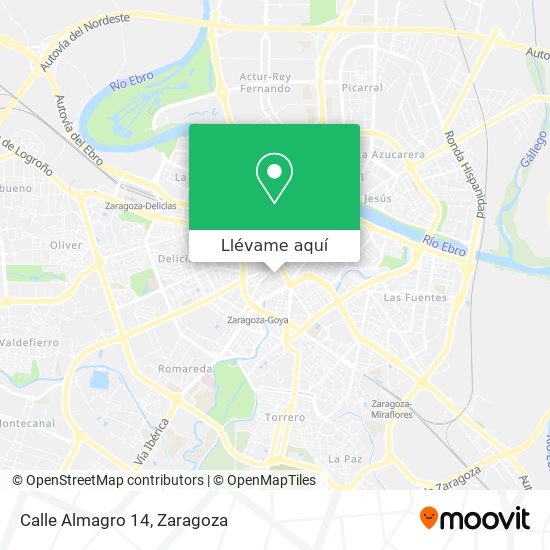Mapa Calle Almagro 14