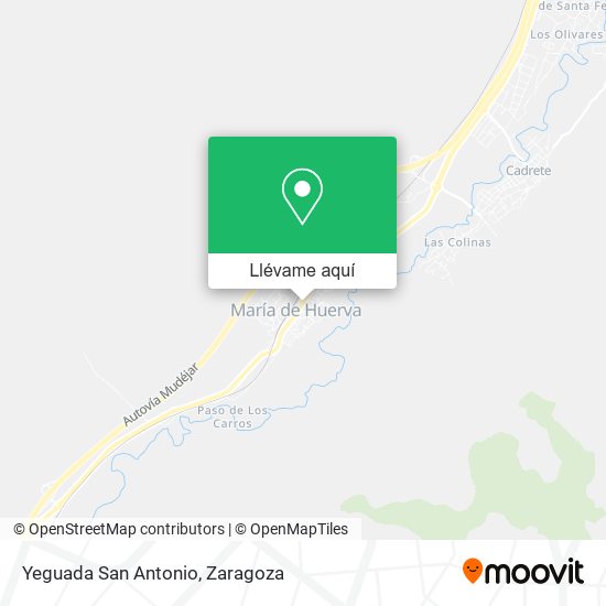 Mapa Yeguada San Antonio