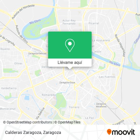 Mapa Calderas Zaragoza