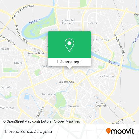 Mapa Libreria Zuriza