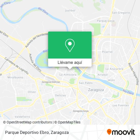Mapa Parque Deportivo Ebro