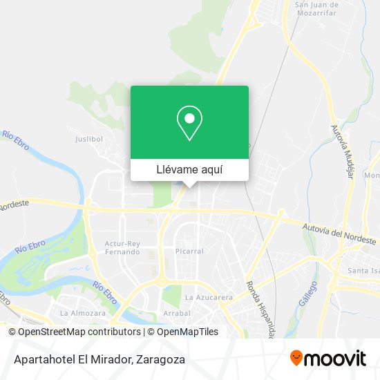 Mapa Apartahotel El Mirador