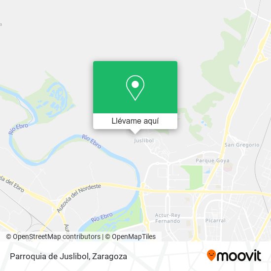 Mapa Parroquia de Juslibol