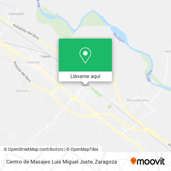 Mapa Centro de Masajes Luis Miguel Juste