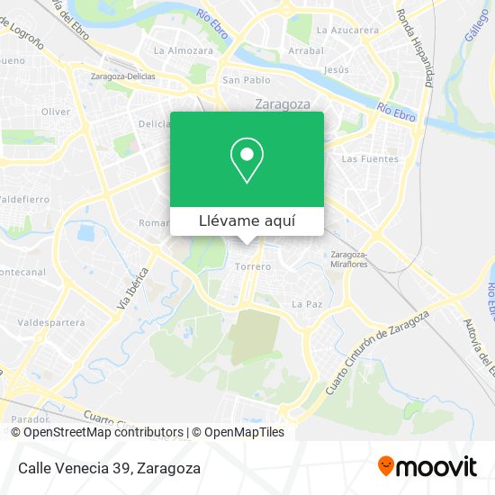 Mapa Calle Venecia 39