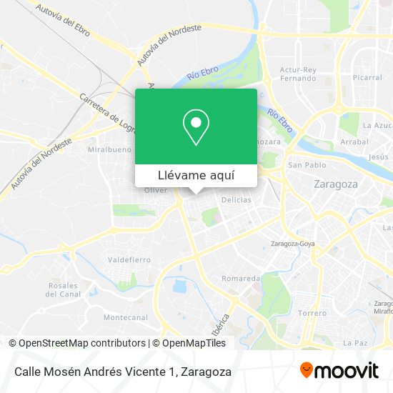 Mapa Calle Mosén Andrés Vicente 1