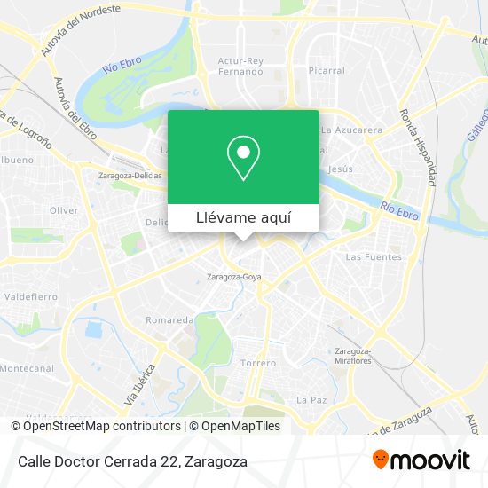 Mapa Calle Doctor Cerrada 22