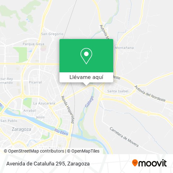 Mapa Avenida de Cataluña 295