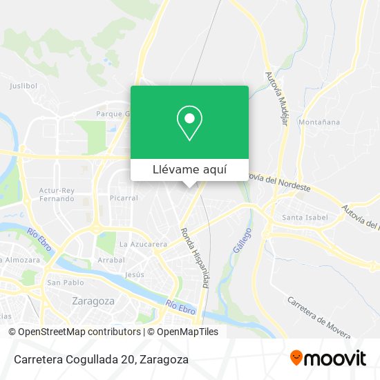 Mapa Carretera Cogullada 20