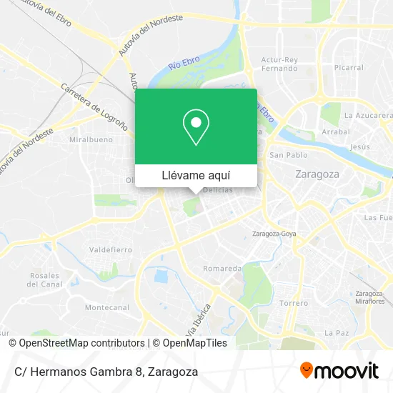 Mapa C/ Hermanos Gambra 8