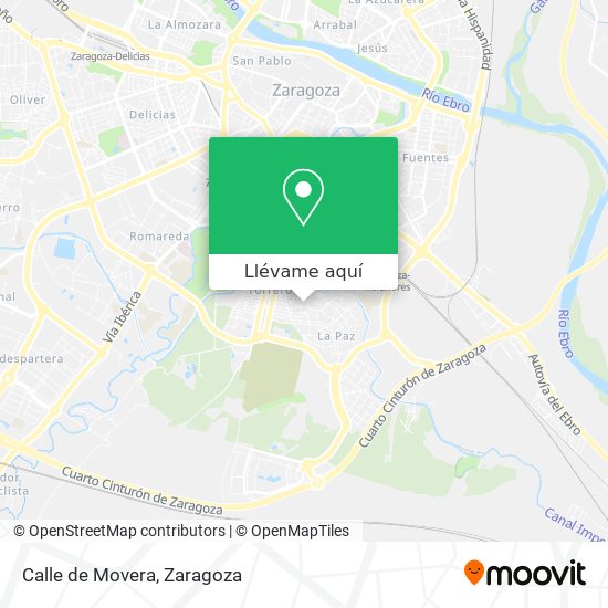 Mapa Calle de Movera