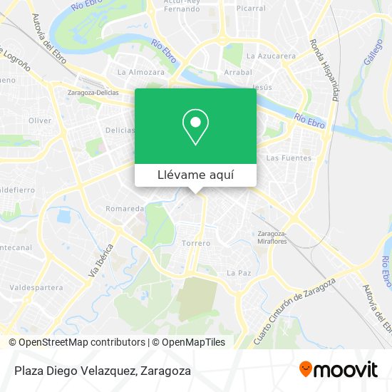 Mapa Plaza Diego Velazquez