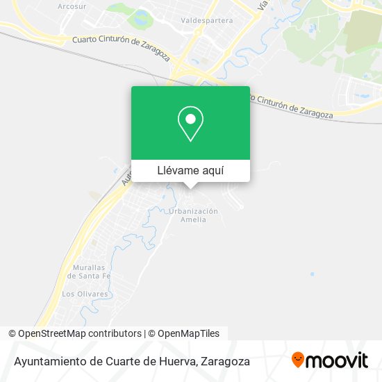 Mapa Ayuntamiento de Cuarte de Huerva