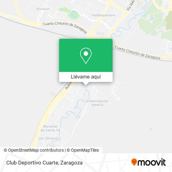 Mapa Club Deportivo Cuarte