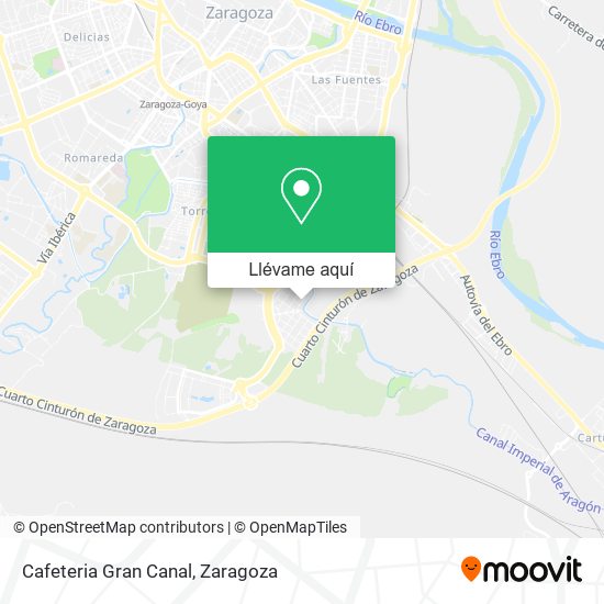 Mapa Cafeteria Gran Canal