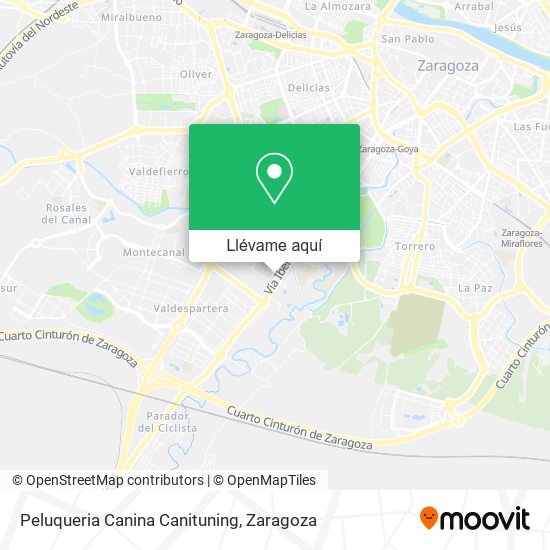 Mapa Peluqueria Canina Canituning