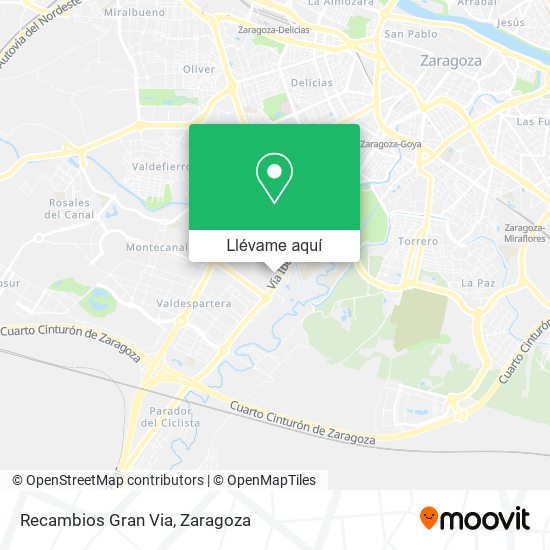 Mapa Recambios Gran Via