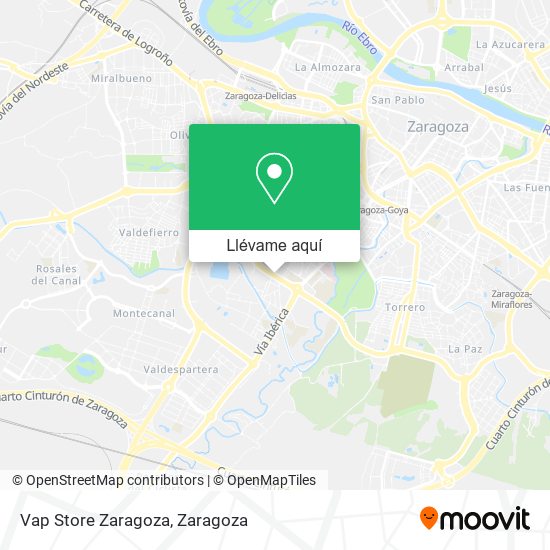 Mapa Vap Store Zaragoza