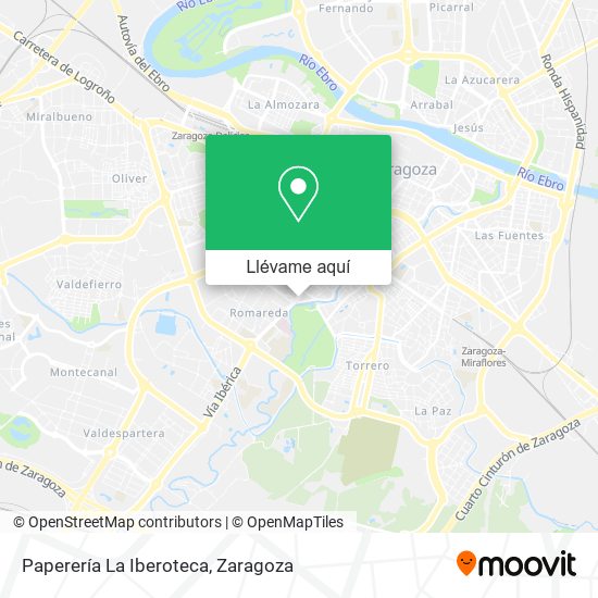Mapa Paperería La Iberoteca
