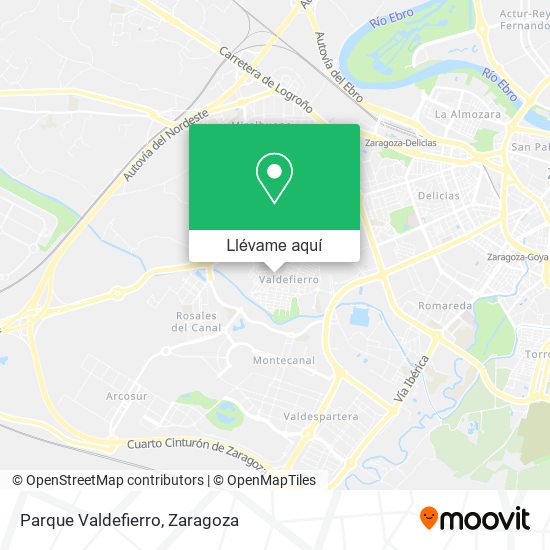 Mapa Parque Valdefierro