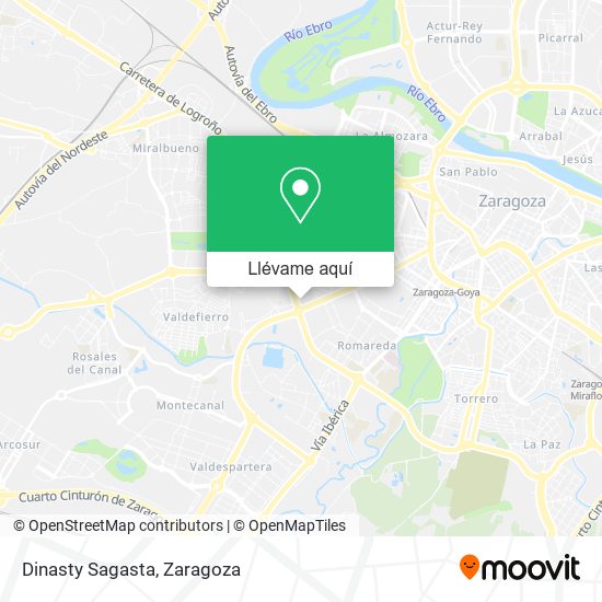 Mapa Dinasty Sagasta
