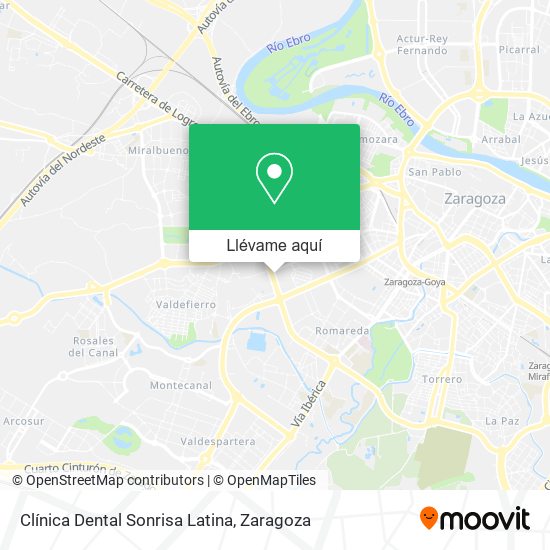 Mapa Clínica Dental Sonrisa Latina