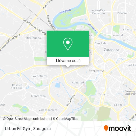 Mapa Urban Fit Gym