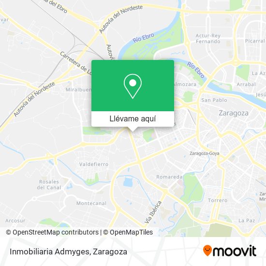 Mapa Inmobiliaria Admyges