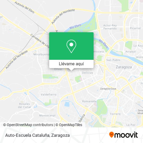 Mapa Auto-Escuela Cataluña