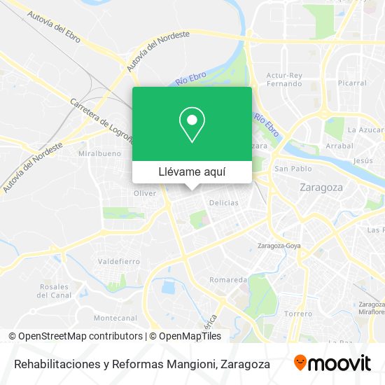 Mapa Rehabilitaciones y Reformas Mangioni