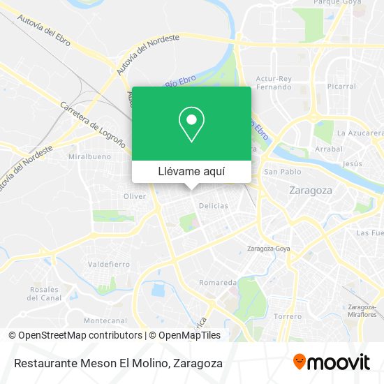 Mapa Restaurante Meson El Molino