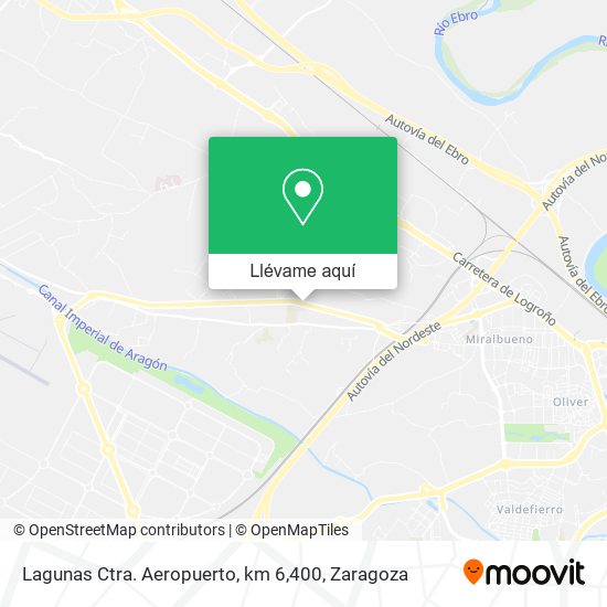 Mapa Lagunas Ctra. Aeropuerto, km 6,400