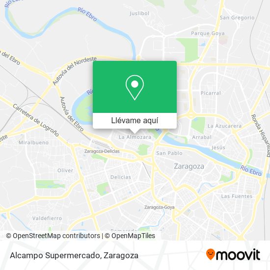 Mapa Alcampo Supermercado