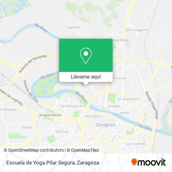Mapa Escuela de Yoga Pilar Segura