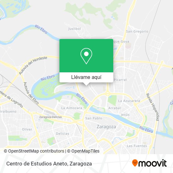 Mapa Centro de Estudios Aneto