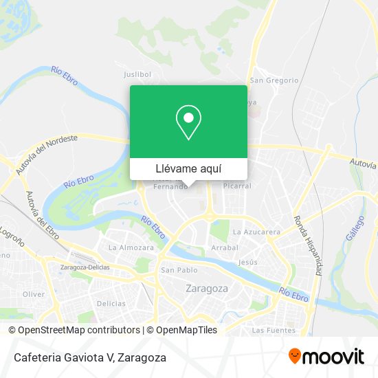 Mapa Cafeteria Gaviota V