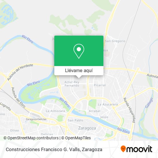 Mapa Construcciones Francisco G. Valls