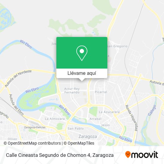 Mapa Calle Cineasta Segundo de Chomon 4