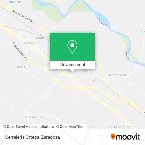 Mapa Cerrajeria Ortega