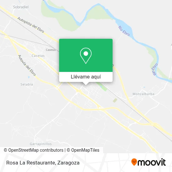 Mapa Rosa La Restaurante
