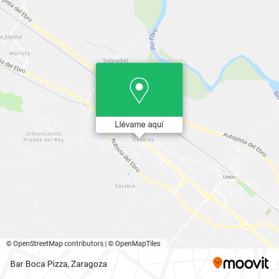Mapa Bar Boca Pizza