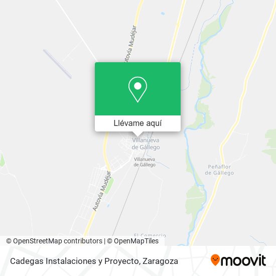 Mapa Cadegas Instalaciones y Proyecto