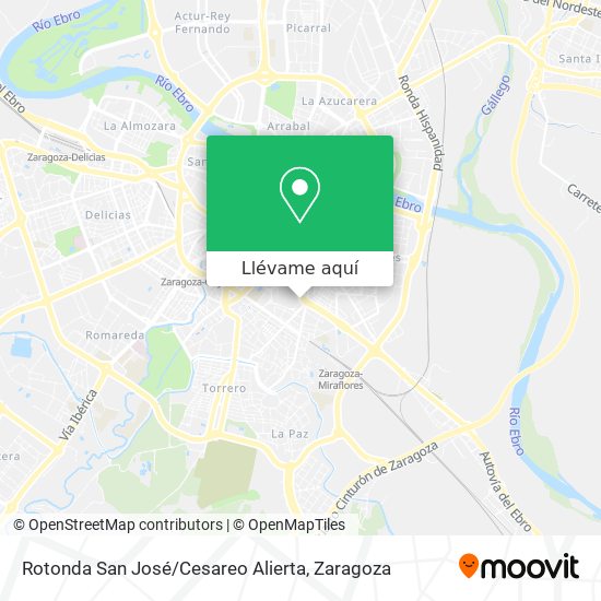 Mapa Rotonda San José / Cesareo Alierta