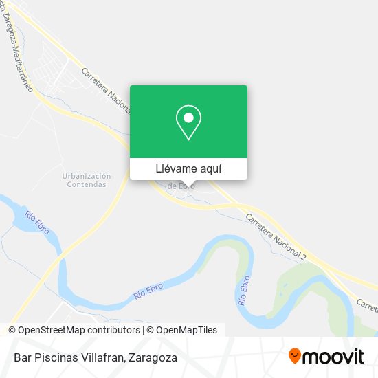 Mapa Bar Piscinas Villafran