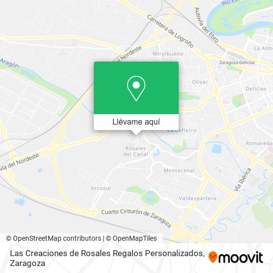 Mapa Las Creaciones de Rosales Regalos Personalizados