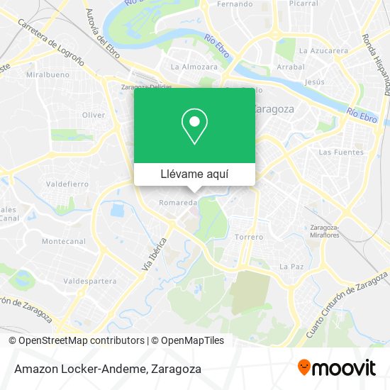 Mapa Amazon Locker-Andeme