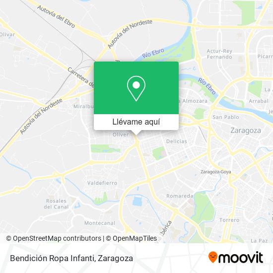 Mapa Bendición Ropa Infanti