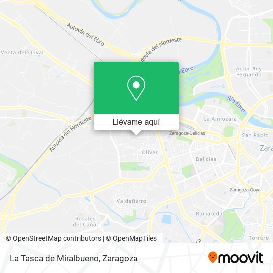 Mapa La Tasca de Miralbueno