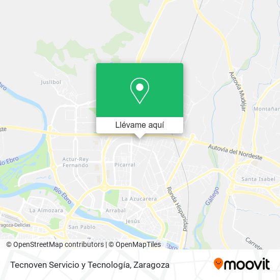 Mapa Tecnoven Servicio y Tecnología